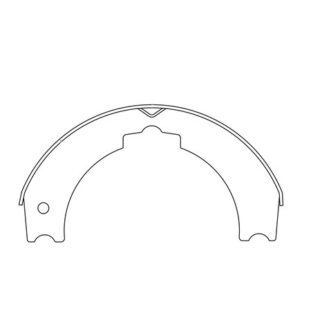 Centric Parts Centric 111.08420 Premium Brake Shoes-Preferred 111.08420